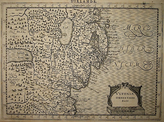 Mercator Gerard - Hondius Jodocus Ultoniae orientalis pars 1630 Amsterdam